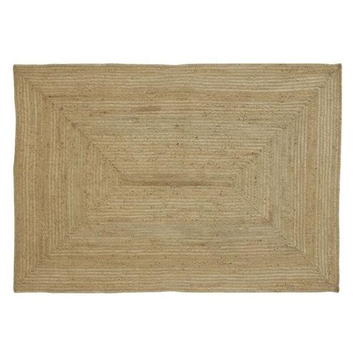 Tapis rectangulaire en jute naturelle-NTA2303