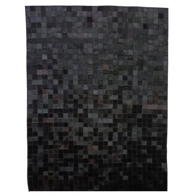 Black cowhide rug-NTA2390