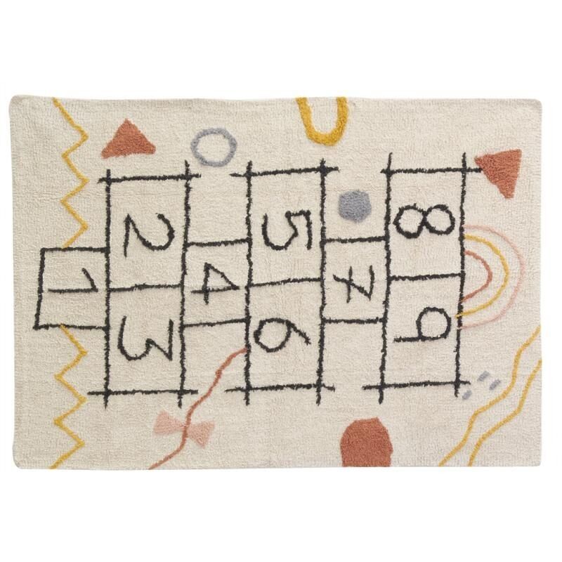 Tappeto trapuntato in cotone a campana-NTA2470