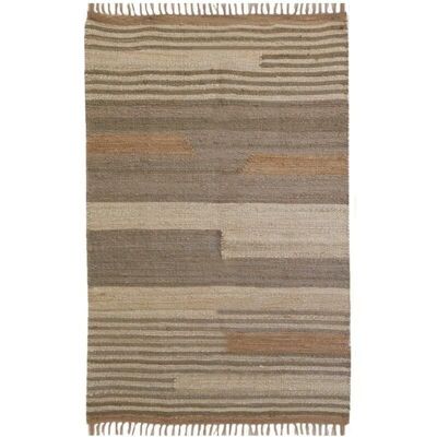 Teppich aus natürlicher Jute und Baumwolle-NTA2621