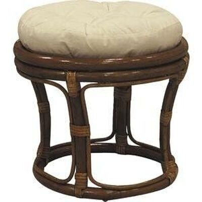Brown rattan stool-NTB1314C