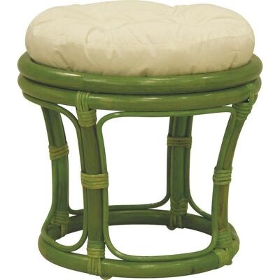 Green rattan stool-NTB1316C