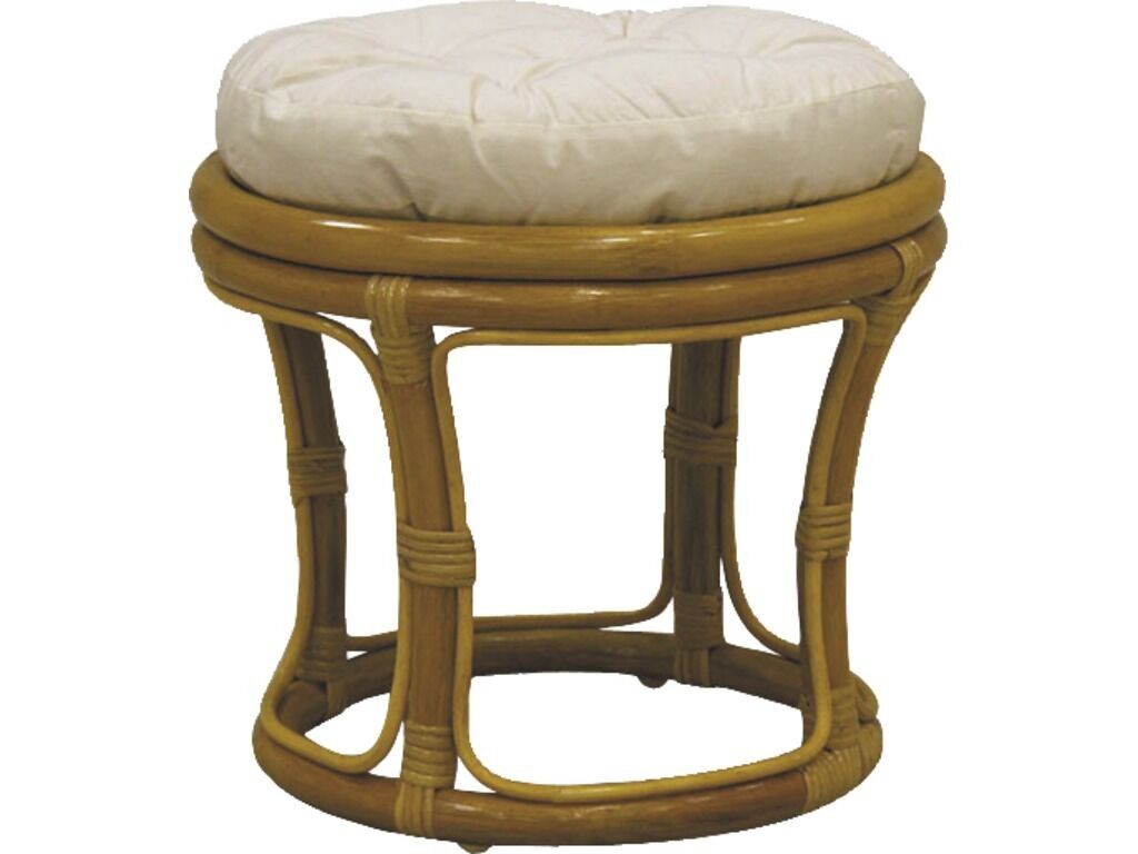 Hocker aus honigfarbenem Rattan-NTB1317C