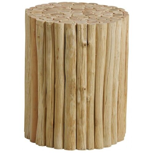 Tabouret rond en bois-NTB1790