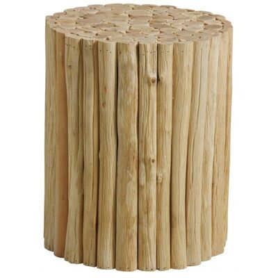 Round wooden stool-NTB1790