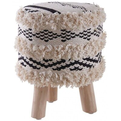 Berber cotton stool-NTB1870