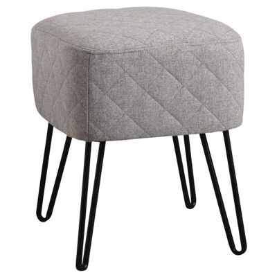 Gray fabric stool-NTB1980C