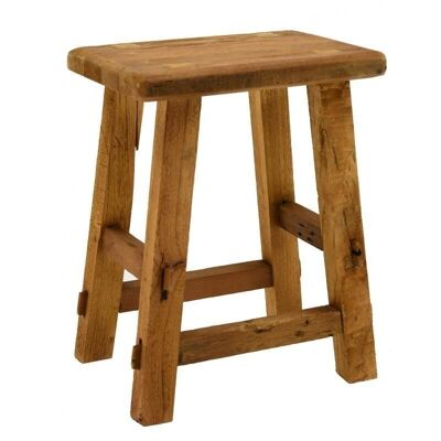 Stool in recycled wood-NTB2110