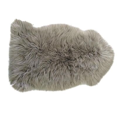 Stone Color Faux Fur Sofa Throw - NTX1140C