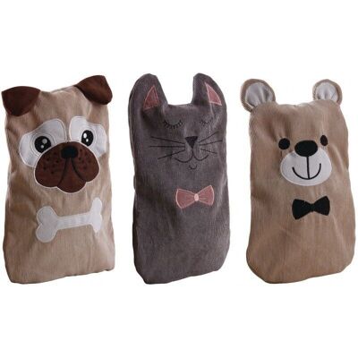 Hot water bottle with animal cover-NTX1230