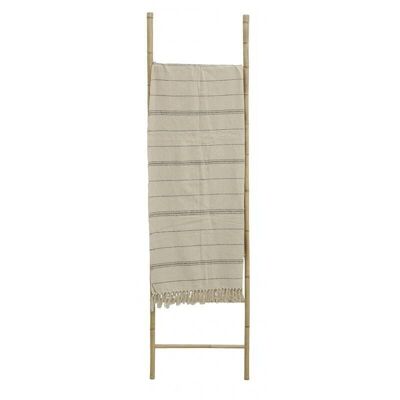 Striped cotton throw-NTX1250