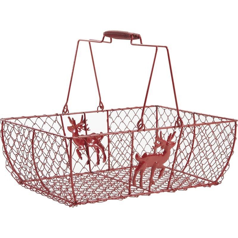 Rot lackierter Netzkorb-PAM3150
