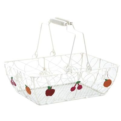 Cesto in metallo laccato Fruits-PAM3250