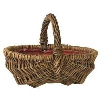 Mini plain wicker basket-PBG1120P
