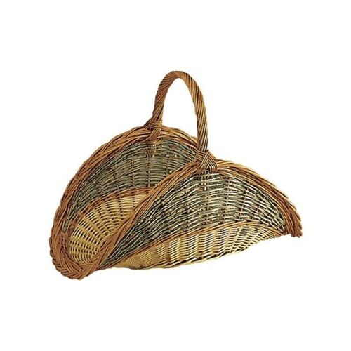 Panier à bûches en osier-PBU1190