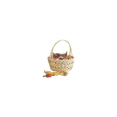 Small white wicker basket-PCF1400