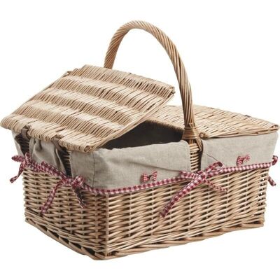 Basket 2 wicker lids-PCO1280J