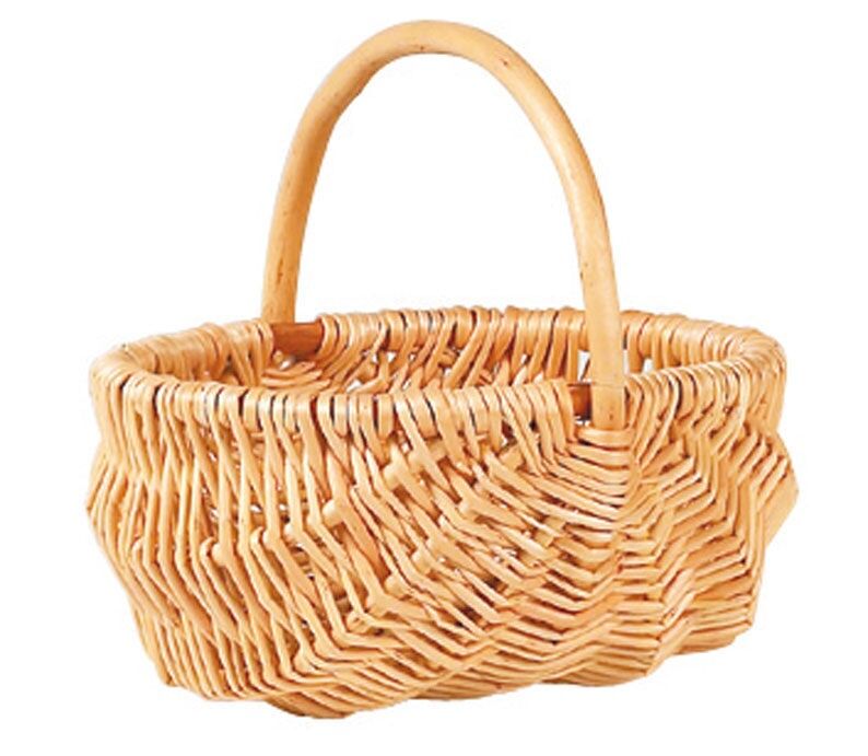 Piccolo cestino di vimini trasparente-PEN1020