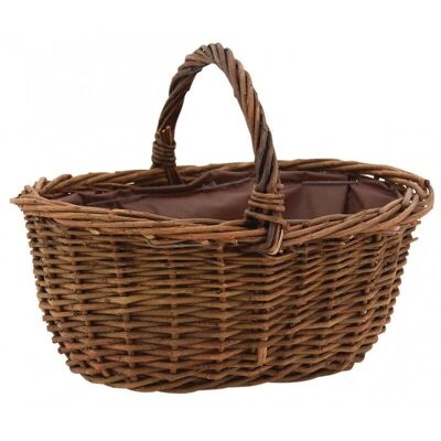 Raw wicker basket-PEN1190P
