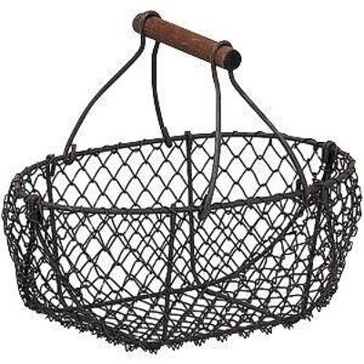 Aged wire mesh basket-PEN1220