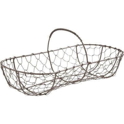 Aged wire mesh basket-PEN1520