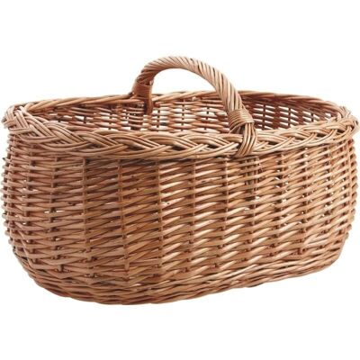 Wicker basket buff-PMA1680