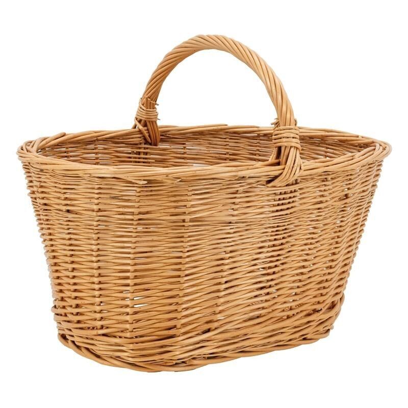 Crocane cestino in vimini buff-PMA1700