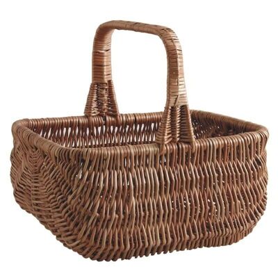 Wicker basket buff-PMA2231