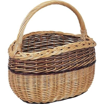 Wicker basket buff-PMA3760