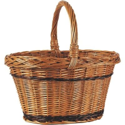 Wicker basket buff-PMA4020