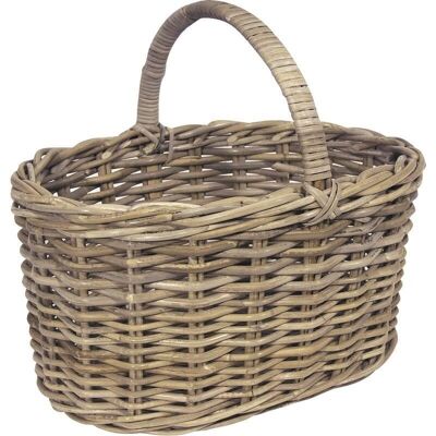 Basket in gray poelet-PMA4330