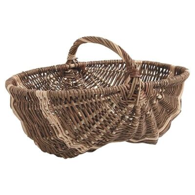 Wicker market basket-PMA4590