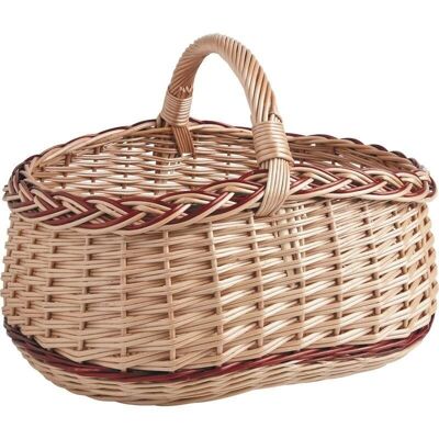 Wicker shopping basket-PMA4690
