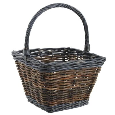Square wicker basket-PMA4990
