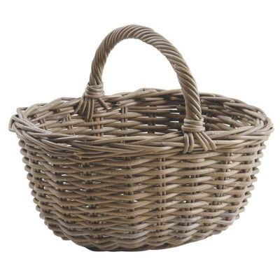 Basket in gray poelet-PMA5020