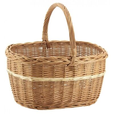 Wicker basket buff-PMA5230