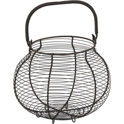 Aged metal egg basket-PME1080