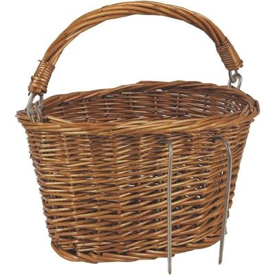 Wicker child bike basket-PVE1130