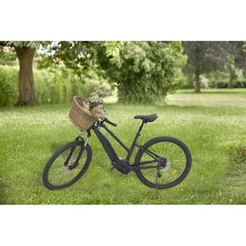 Panier à vélo en osier gris-PVE1140 4