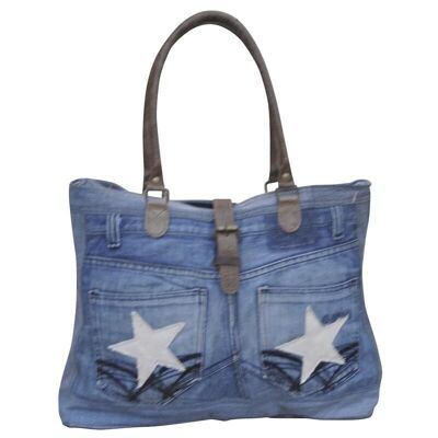 Borsa in denim-SFA2580C