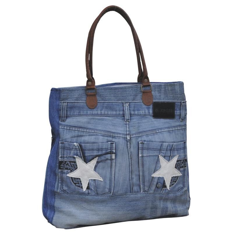 Denim handbag-SFA2590C