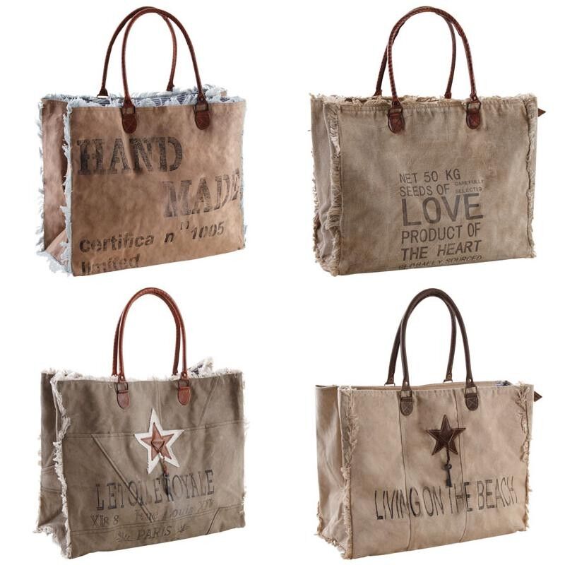 Borsa in cotone riciclato-SFA2690C