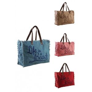 Sac en coton décor Life is a beach-SFA3070C