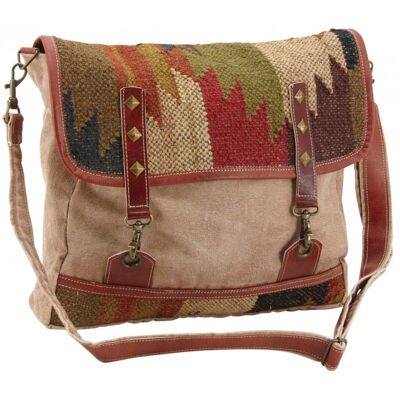 Sac besace en coton kilim Ethnique-SFA3330C