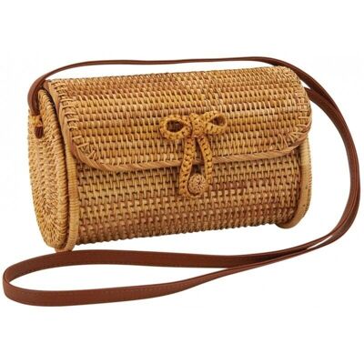 Natural pique rattan bag-SFA3510C