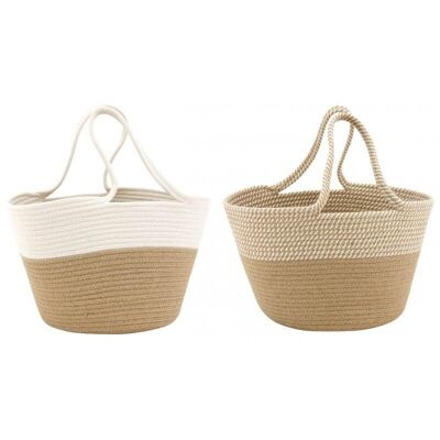 Cotton rope and jute bag-SFA3610