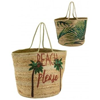 Sac en jute naturelle Beach-SFA3670 1