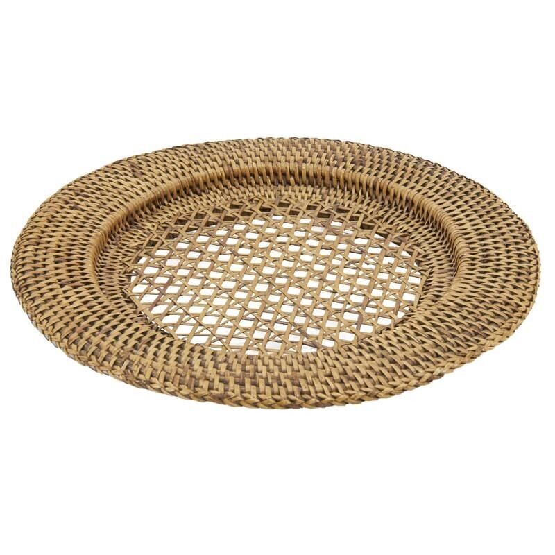 Antique rattan coaster-TAS1060