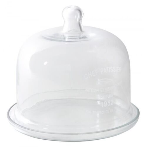 Cloches avec plateaux en verre-TCL136SV