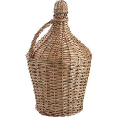 10l demijohn in wicker buff-TDI1723V